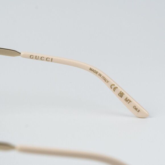 Gucci Women Sunglasses Gold Multicolor GG Pattern Mirror Square GG0802S 004 main image 6